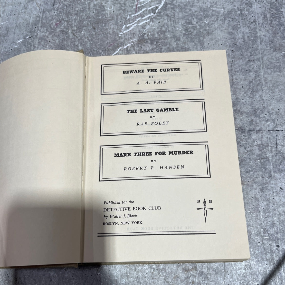 beware the curves book, by a. a. fair, 1956 Hardcover image 2
