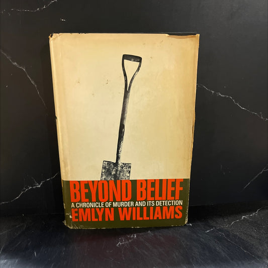 beyond belief a chronicle of murder and its detection book, by emlyn williams, 1968 Hardcover image 1