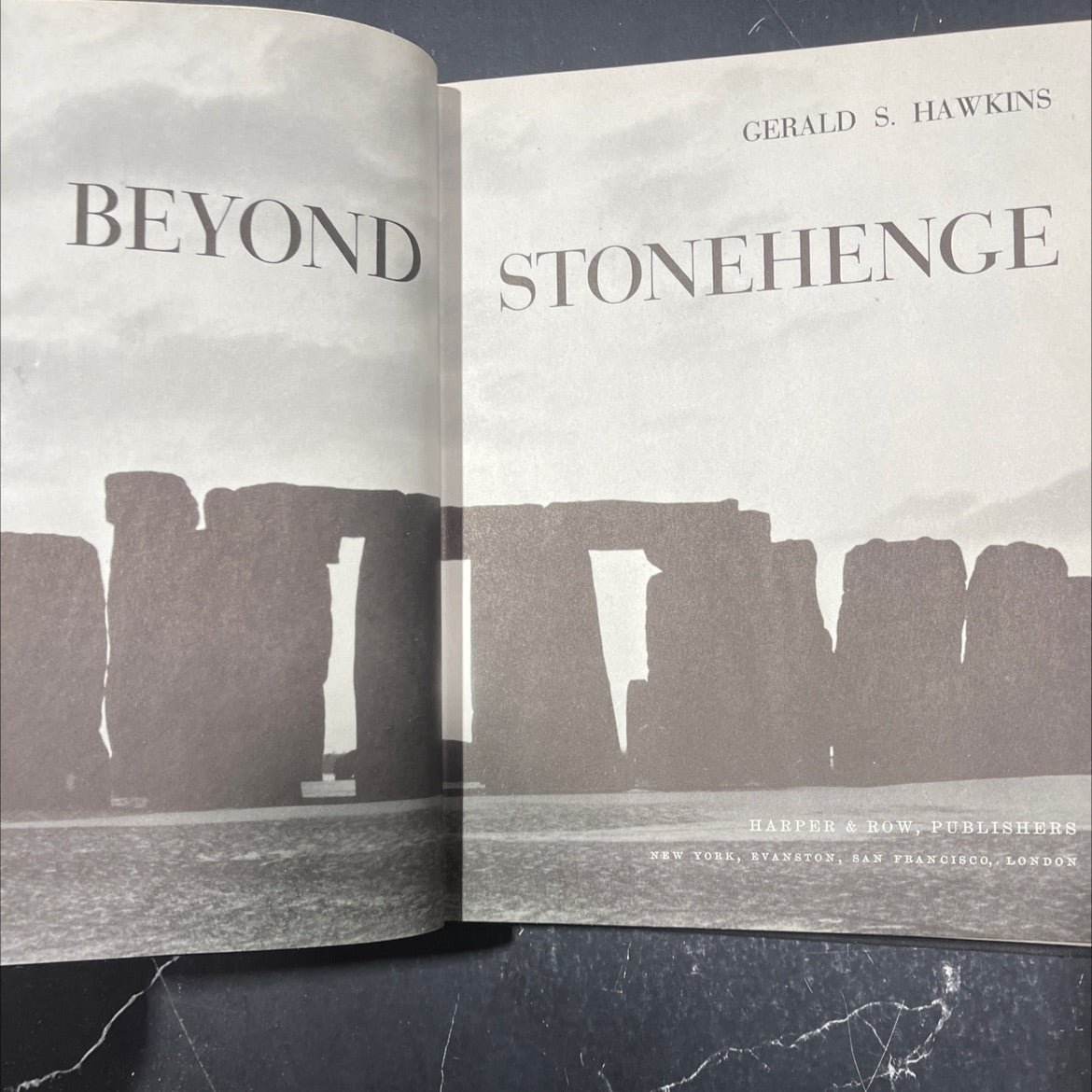 beyond stonehenge book, by gerald s. hawkins, 1973 Hardcover image 2