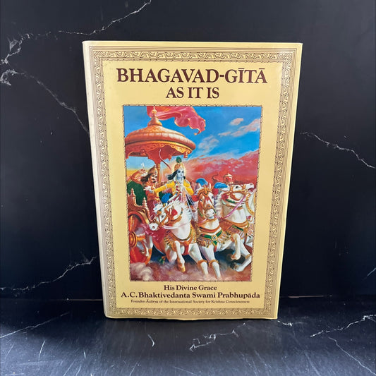 bhagavad-gītā as it is book, by A.C. Bhaktivedanta Swami Prabhupada, 1972 Hardcover image 1