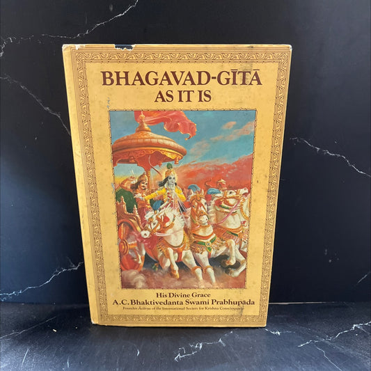 bhagavad-gītā as it is book, by A.C. Bhaktivedanta Swami Prabhupada, 1972 Hardcover image 1
