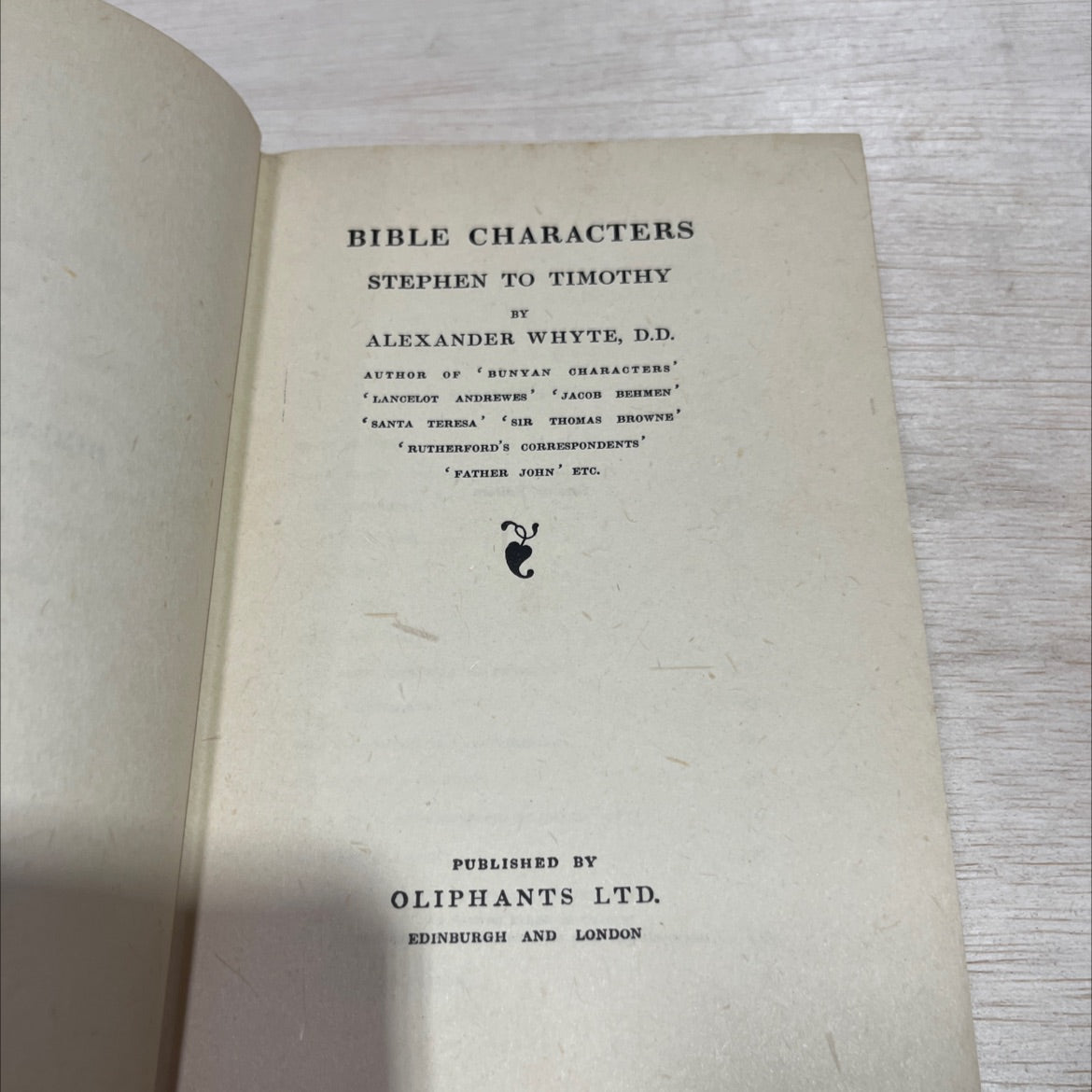 bible characters stephen to timothy book, by alexander whyte, d.d., 1970 Hardcover image 2