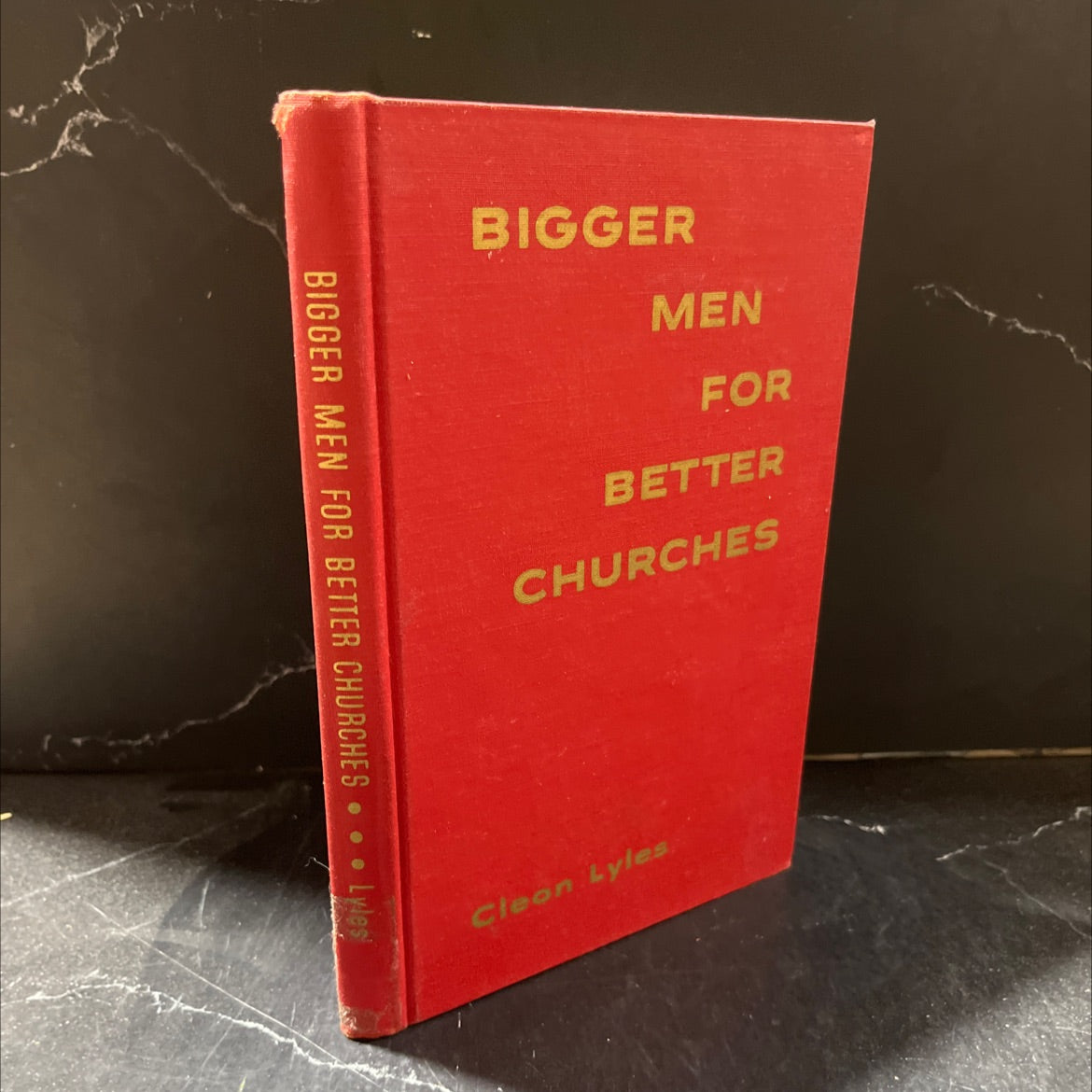 bigger men for better churches book, by Cleon Lyles, 1962 Hardcover image 1