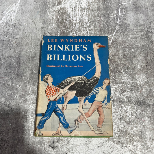 SIGNED binkie's billions book, by lee wyndham, 1954 Hardcover, First Edition, Vintage image 1