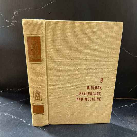biology, psychology, and medicine book, by mortimer j. adler and v. j. mcgill, 1963 Hardcover image 1