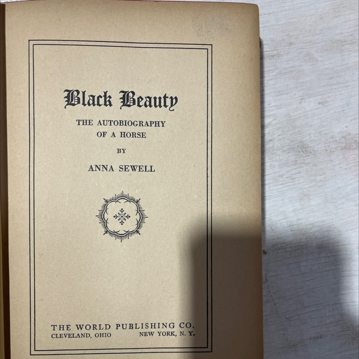 black beauty the autobiography of a horse book, by anna sewell, unknown Hardcover, Antique image 2