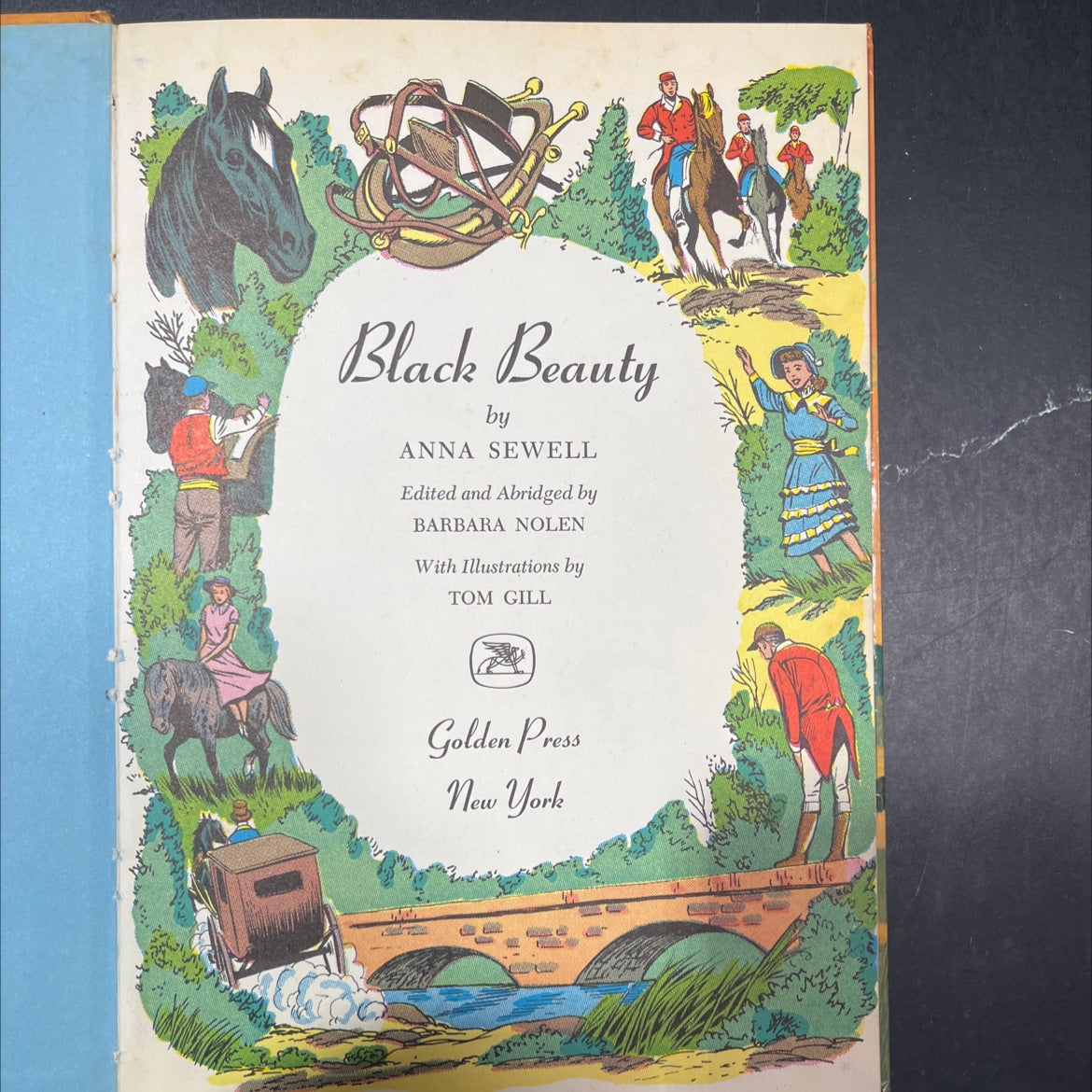 black beauty book, by anna sewell, 1956 Hardcover image 2