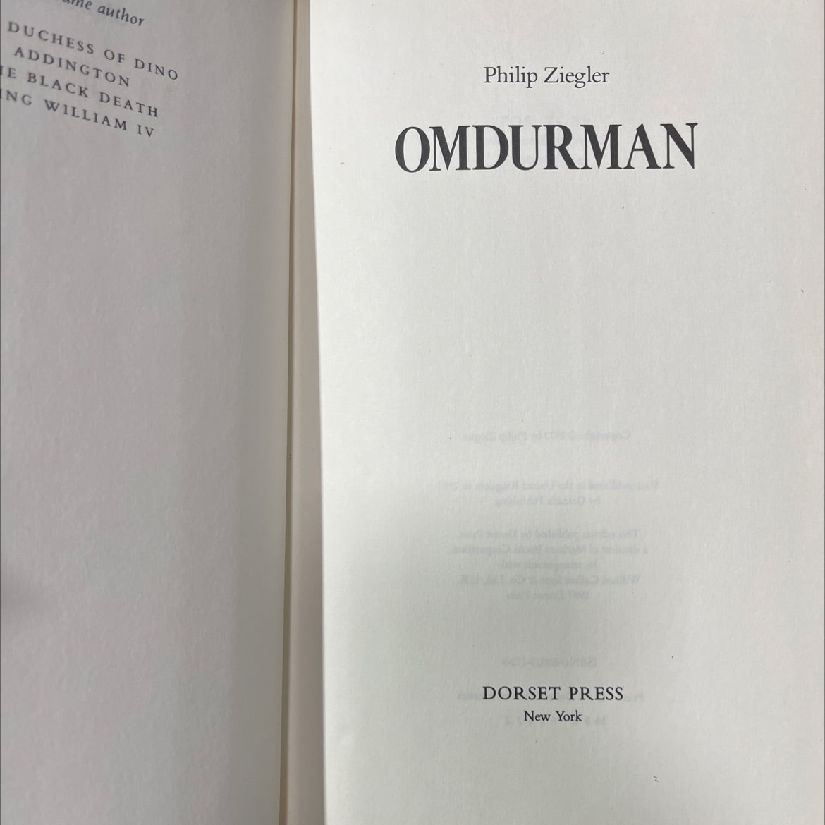 black death book, by philip ziegler, 1987 Hardcover image 2