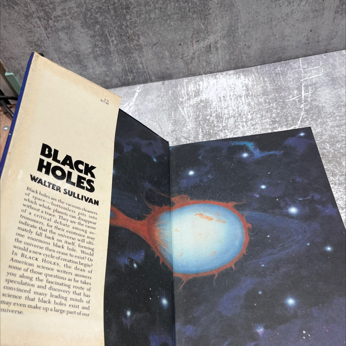 black holes the edge of space the end of time book, by walter sullivan, 1979 Hardcover image 4
