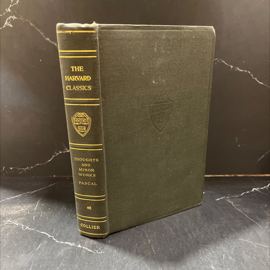 blaise pascal thoughts book, by blaise pascal, 1910 Hardcover image 1
