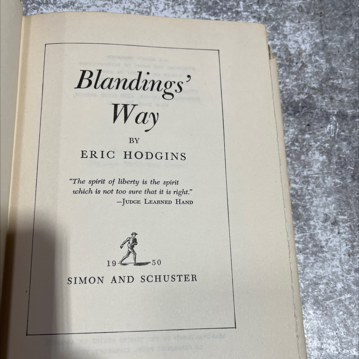 blandings way book, by eric hodgins, 1950 Hardcover image 2