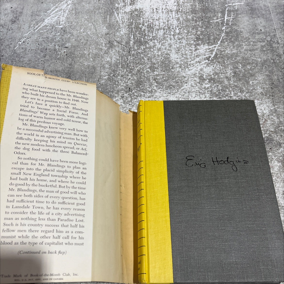 blandings way book, by eric hodgins, 1950 Hardcover image 4