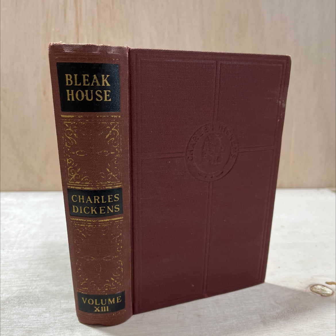 bleak house book, by charles dickens, 1868 Hardcover, Antique image 1