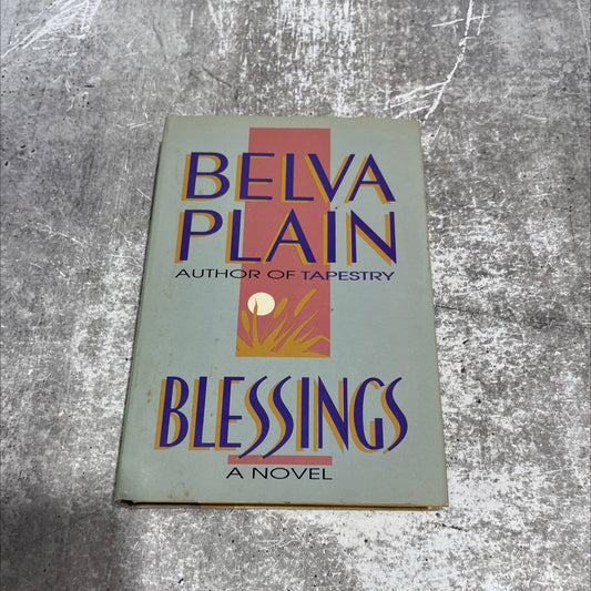 blessings book, by belva plain, 1989 Hardcover image 1