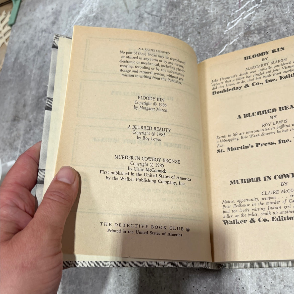 bloody kin book, by margaret maron, 1985 Hardcover image 3