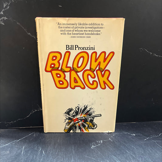 blowback book, by Bill Pronzini, 1977 Hardcover image 1
