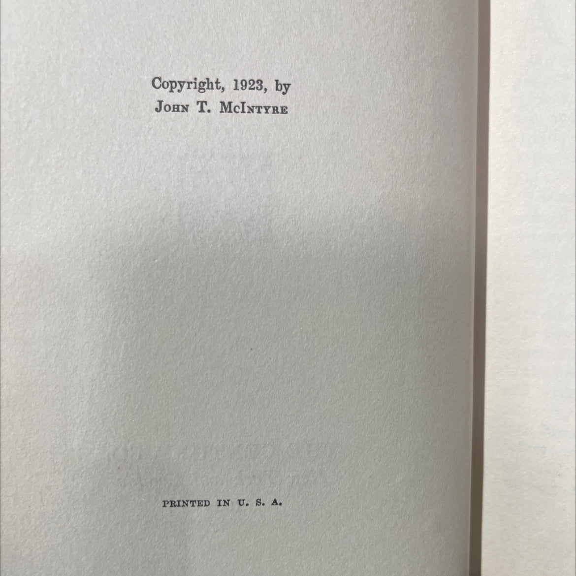 blowing weather book, by john t. mcintyre, 1923 Hardcover image 3