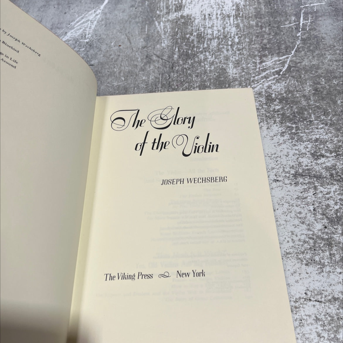 bluebird in life around the story of the violin book, by joseph wechsberg, 1973 Hardcover image 2