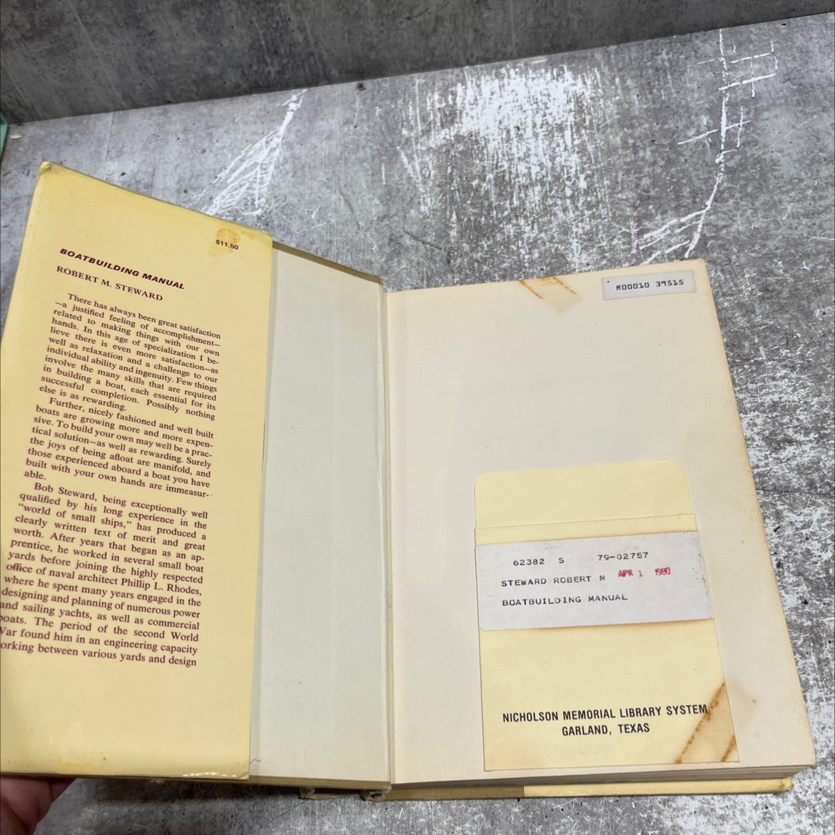 boatbuilding manual book, by robert m. steward, 1970 Hardcover image 4