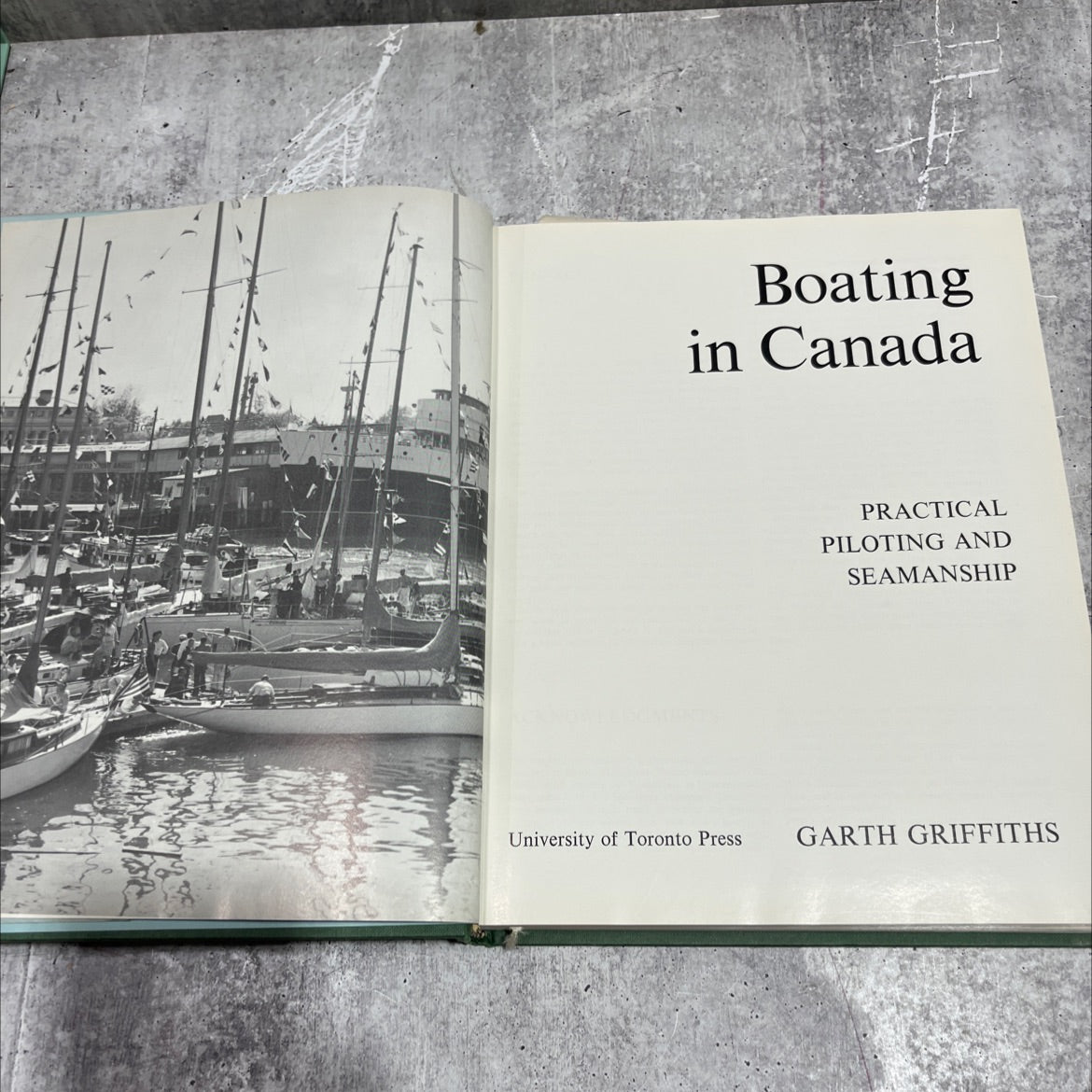 boating in canada practical piloting and seamanship book, by garth griffiths, 1967 Hardcover image 2