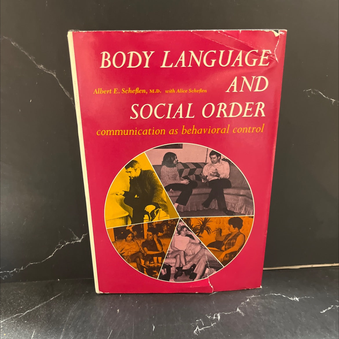 body language and social order book, by Albert E. Scheflen, M.D. with Alice Scheflen, 1972 Hardcover image 1