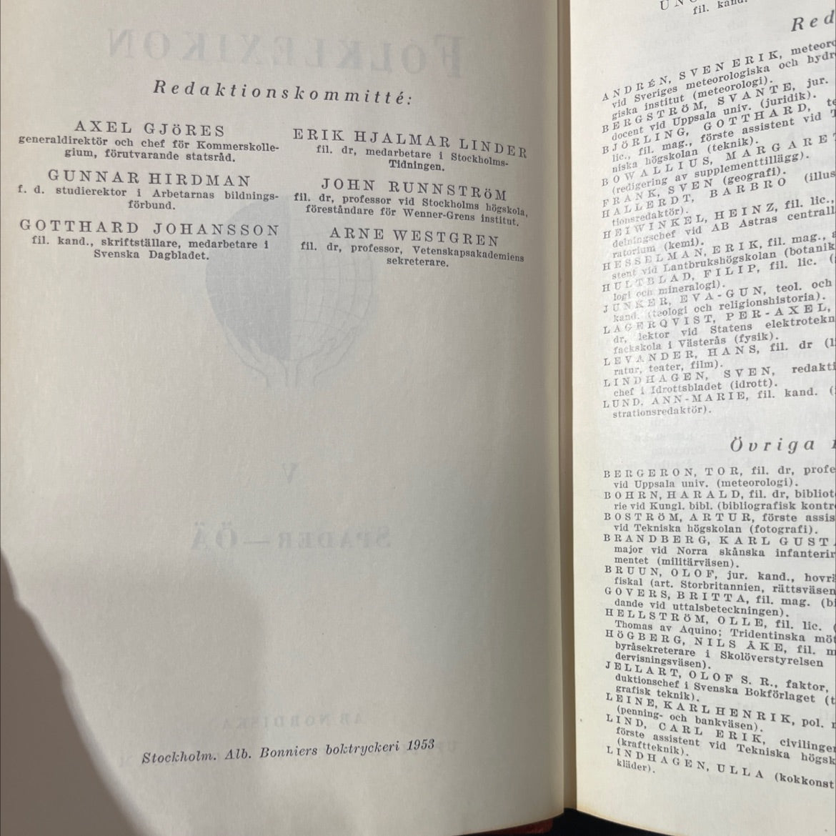bonniers folklexikon spader-öä book, by unknown, 1953 Leather image 3