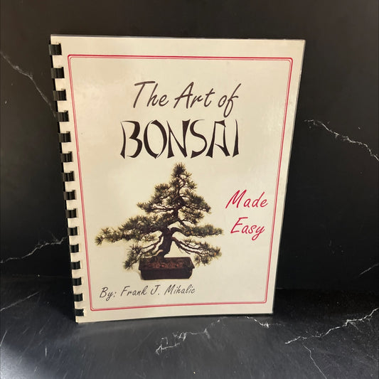 bonsai book, by unknown, 1990 Paperback image 1