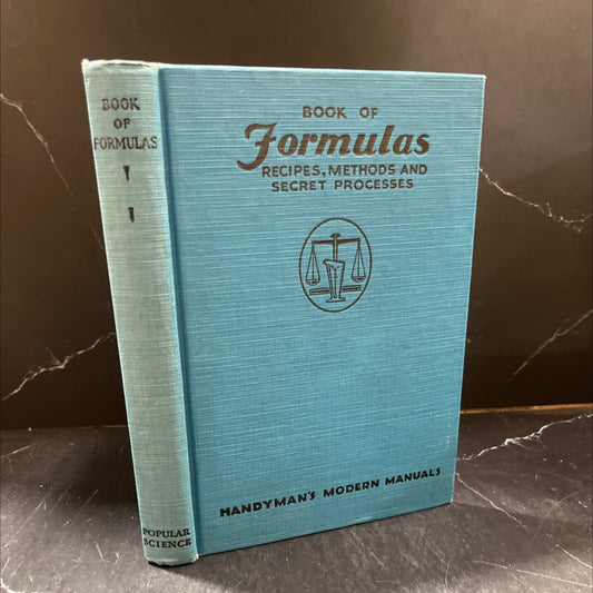 book of formulas recipes methods & secret processes book, by editorial staff of popular science monthly, 1945 Hardcover image 1