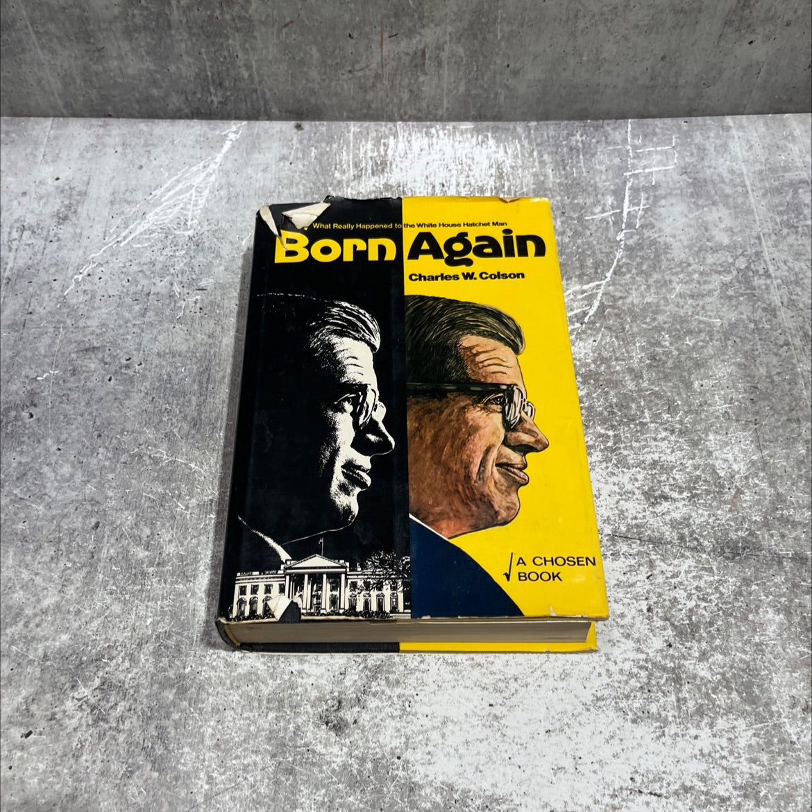 born again book, by Charles W. Colson, 1976 Hardcover image 1