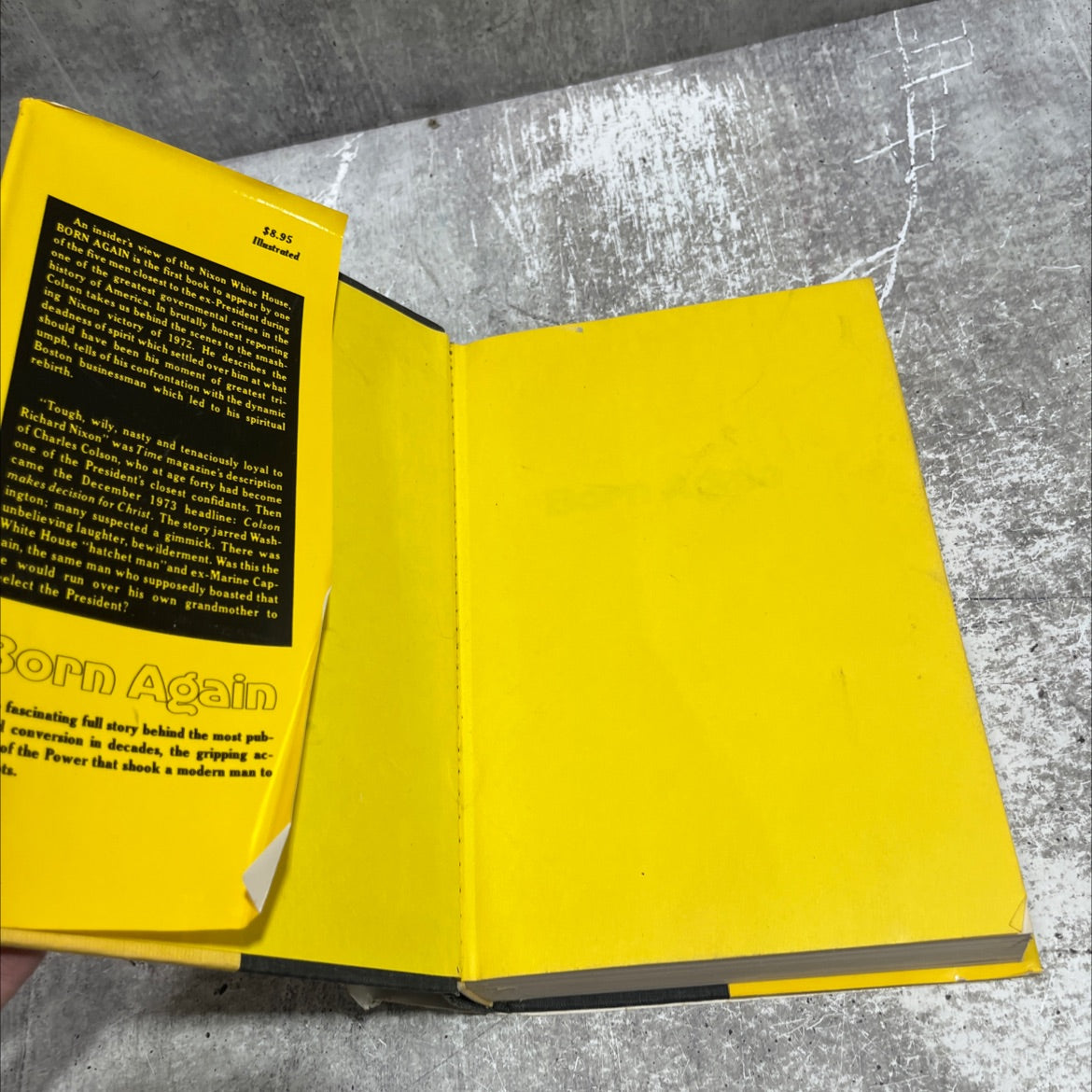 born again book, by Charles W. Colson, 1976 Hardcover image 4