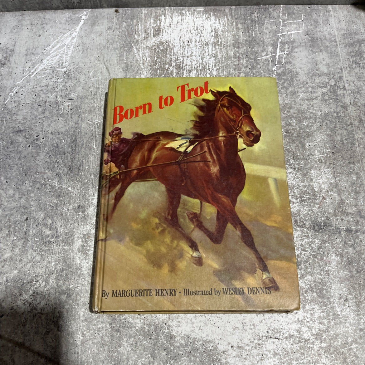 born to trot book, by marguerite henry, 1969 Hardcover image 1