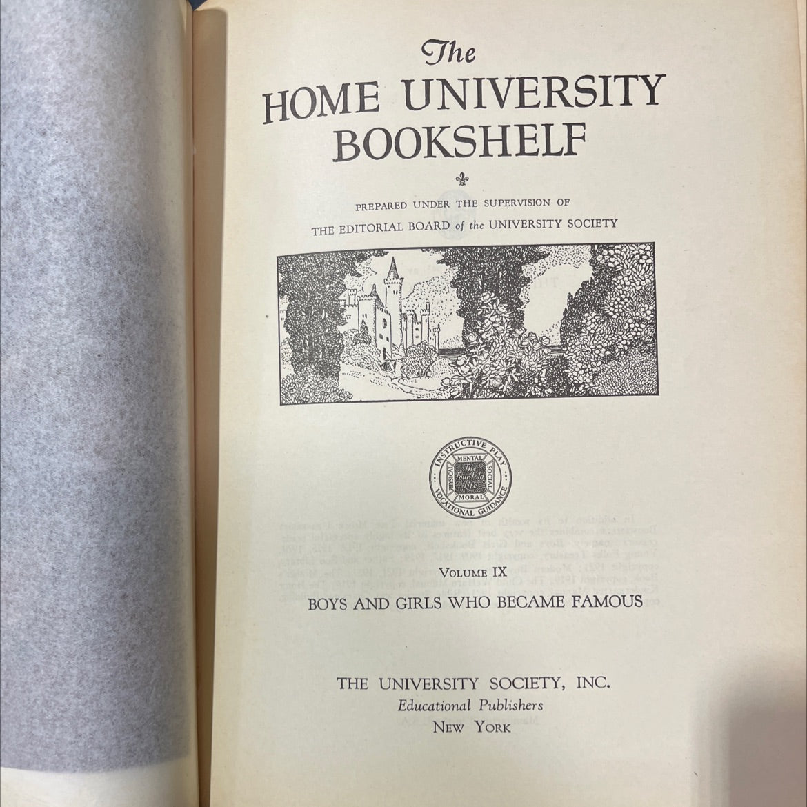 boys and girls who became famous book, by unknown, 1945 Hardcover image 2