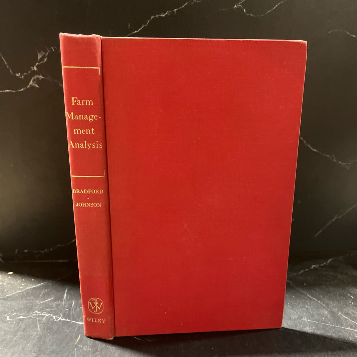 bra farm management analysis book, by lawrence a. bradford, glenn l. johnson, 1953 Hardcover image 1