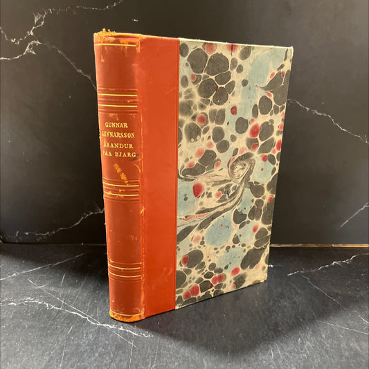 brandur on the cliff book, by gunnar gunnarsson, 1942 Leather image 1
