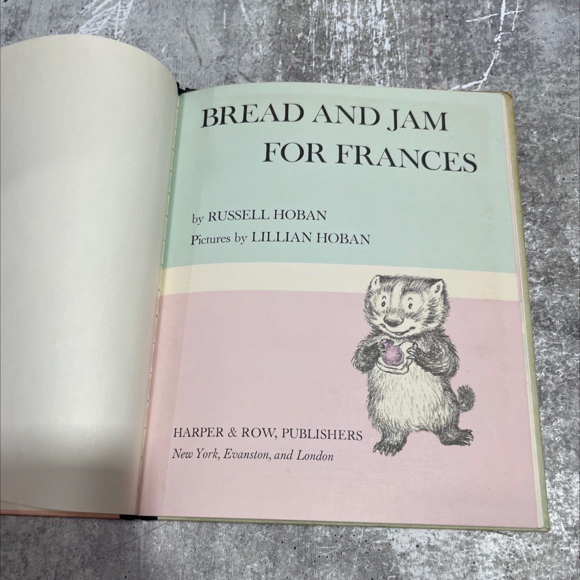 bread and jam for frances book, by russell hoban, 1964 Hardcover image 2