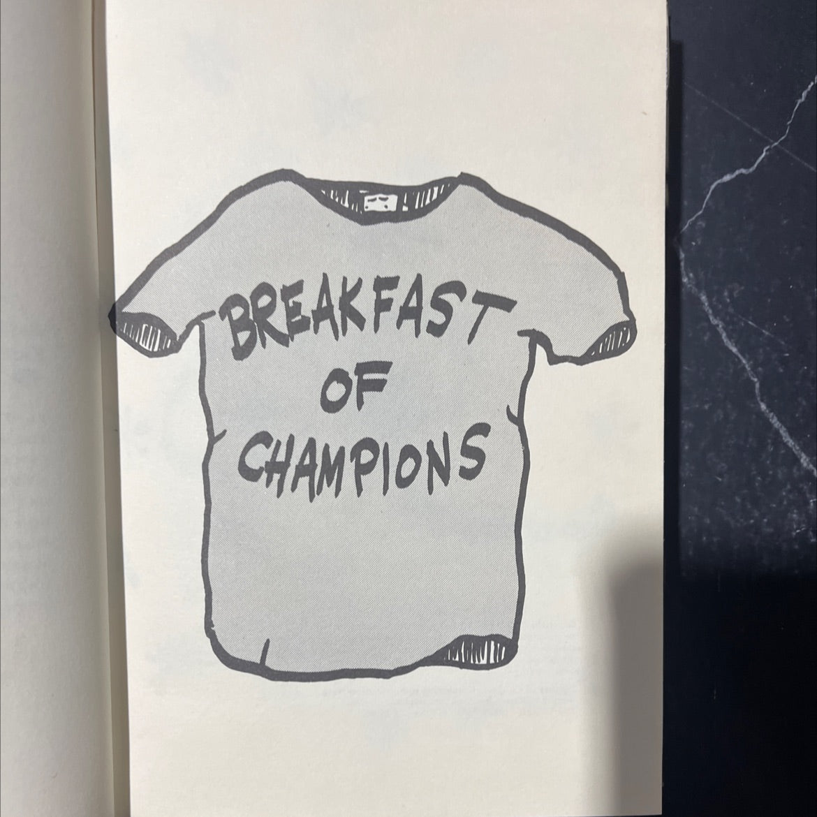 breakfast of champions book, by Kurt Vonnegut, 1973 Hardcover, First Edition, Vintage image 2