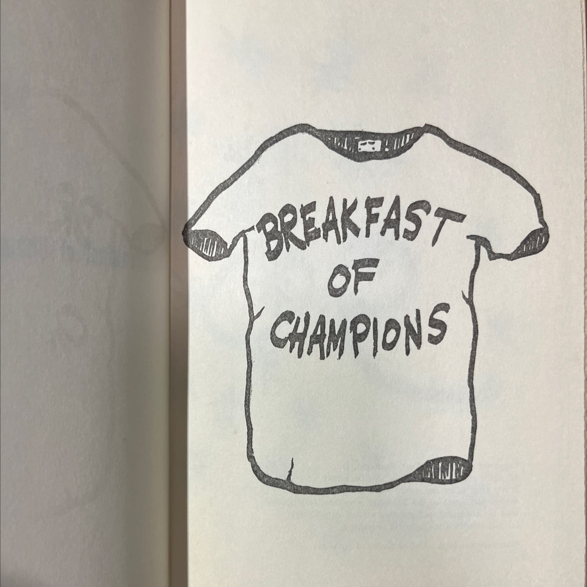 breakfast of champions book, by kurt vonnegut, jr., 1973 Hardcover image 2