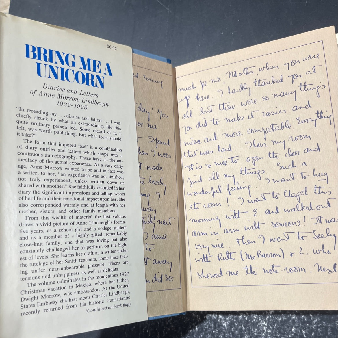 bring me a unicorn diaries and letters of anne morrow lindbergh 1922-1928 book, by anne morrow lindbergh, 1972 Hardcover image 4