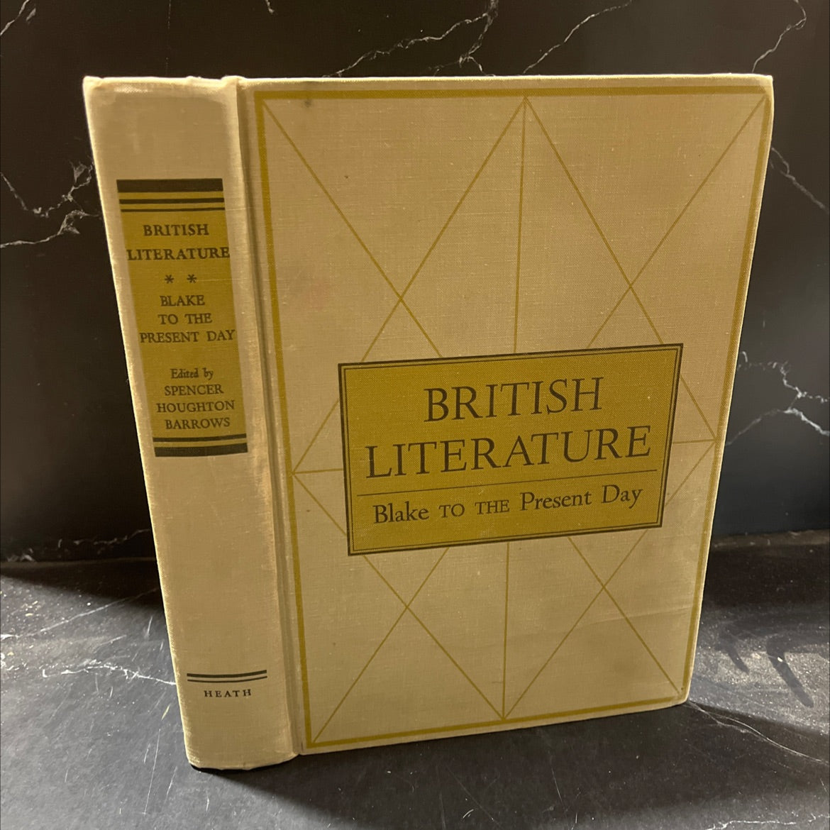 british literature from blake to the present day book, by hazelton spencer, walter e. houghton, herbert barrows, 1952 image 1
