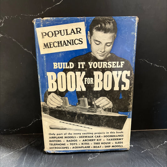 build-it-yourself book for boys book, by unknown, 1956 Hardcover image 1