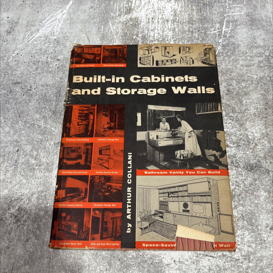 built-in cabinets and storage walls book, by unknown, 1956 Hardcover image 1