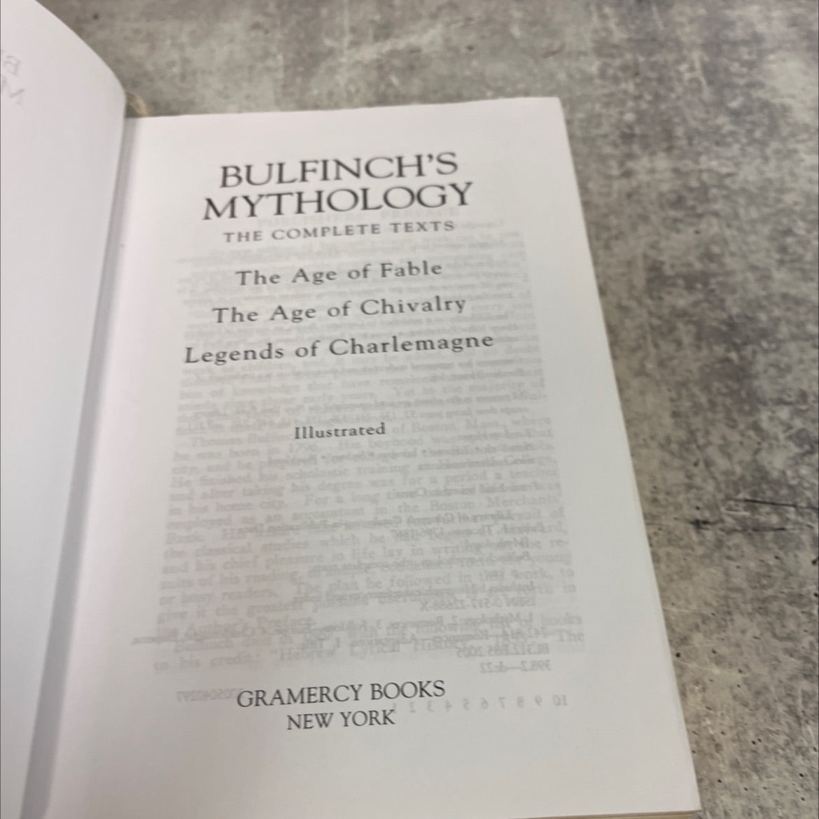 bulfinch's mythology the complete texts book, by Thomas Bulfinch, 2005 Leather image 2