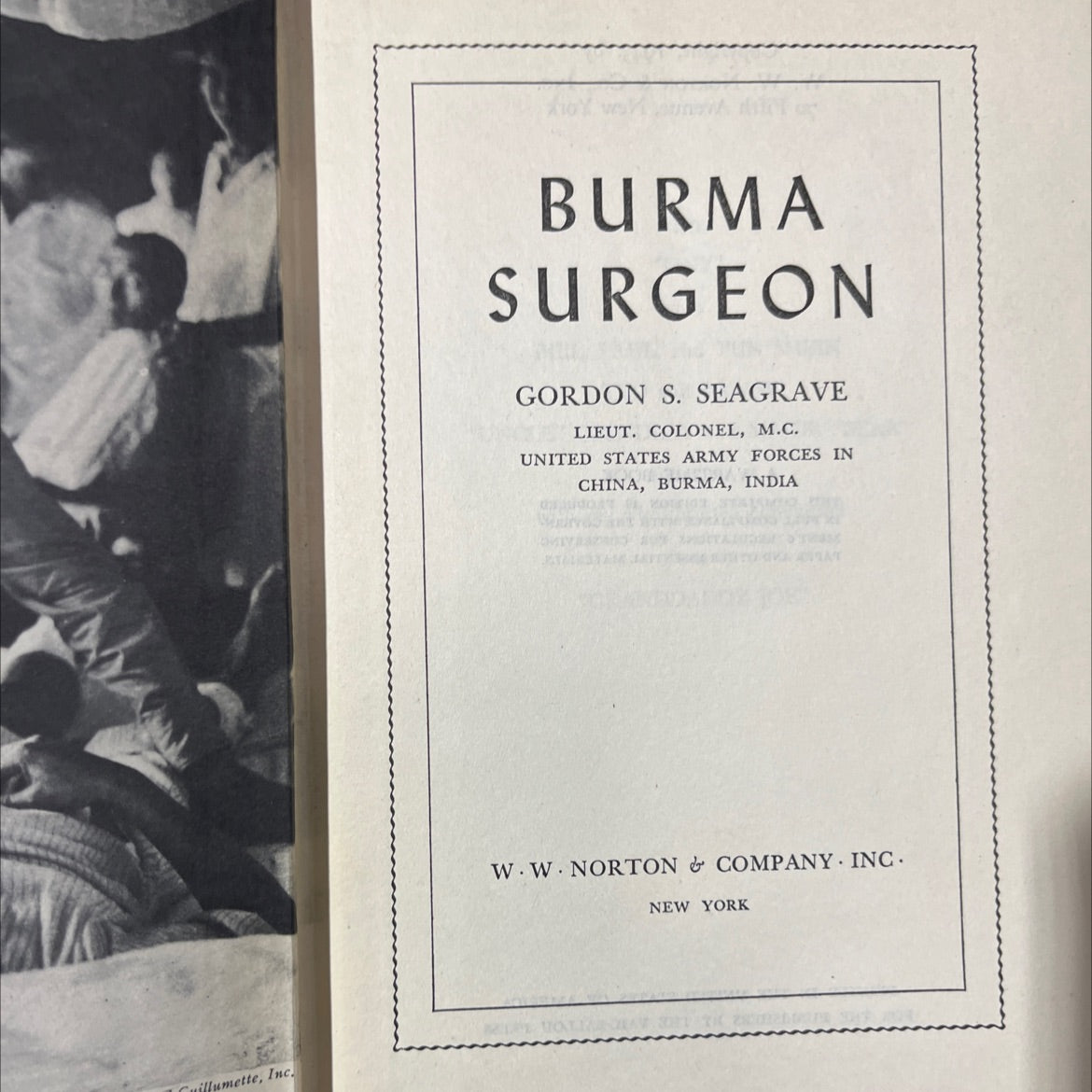burma surgeon book, by gordon s. seagrave, 1943 Hardcover image 2