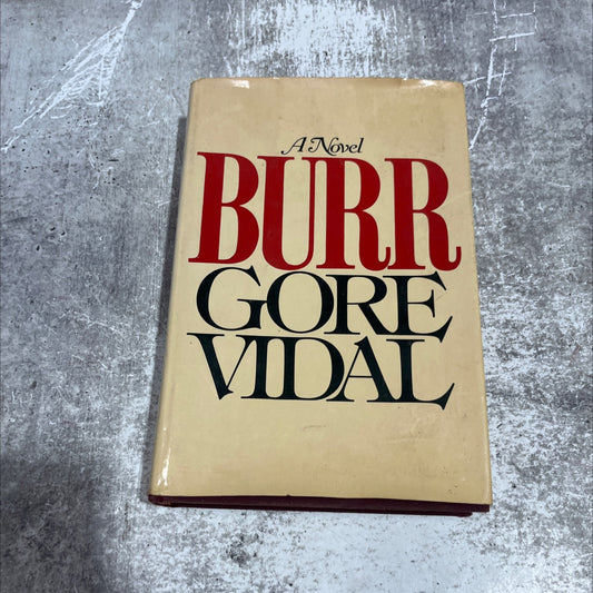 burr book, by gore vidal, 1973 Hardcover image 1