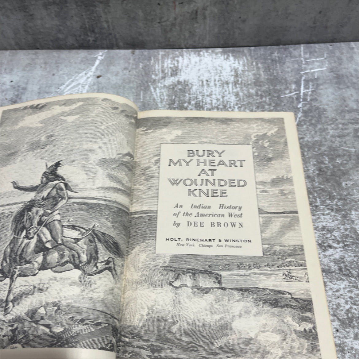 bury my heart at wounded knee an indian history of the american west book, by dee brown, 1970 Hardcover image 2