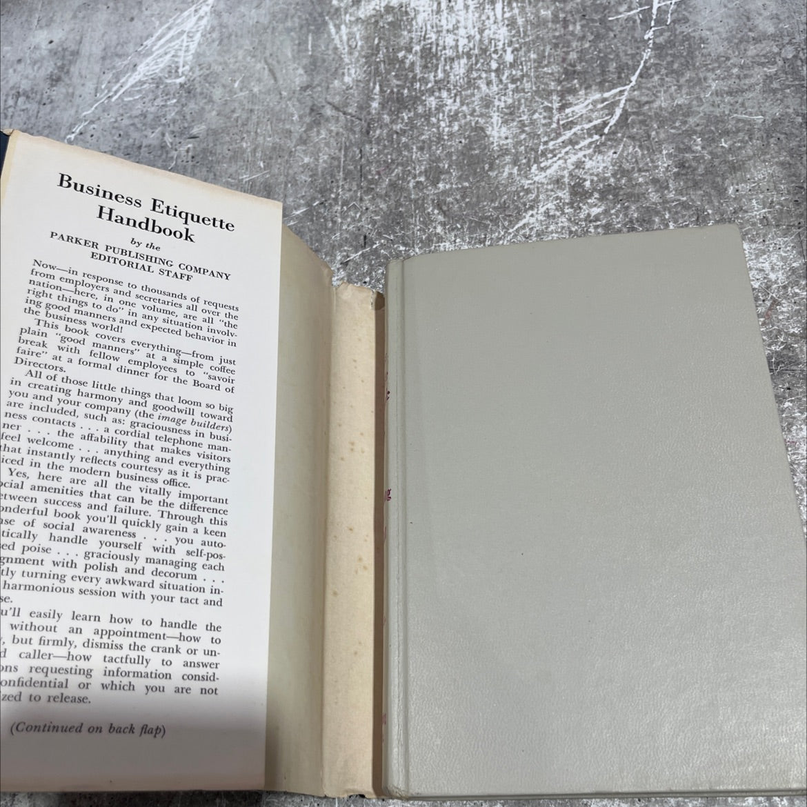 business etiquette handbook book, by parker publishing company editorial staff, 1972 Hardcover image 4