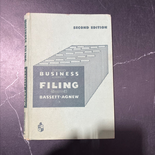 business filing book, by e. d. bassett and peter l. agnew, 1955 Hardcover image 1