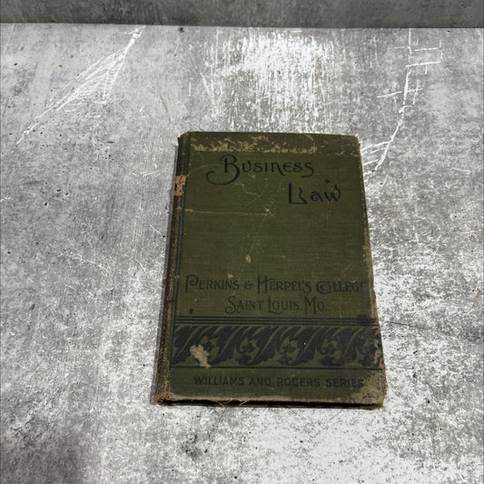 business law book, by myron t. bly, esq., 1891 Hardcover image 1