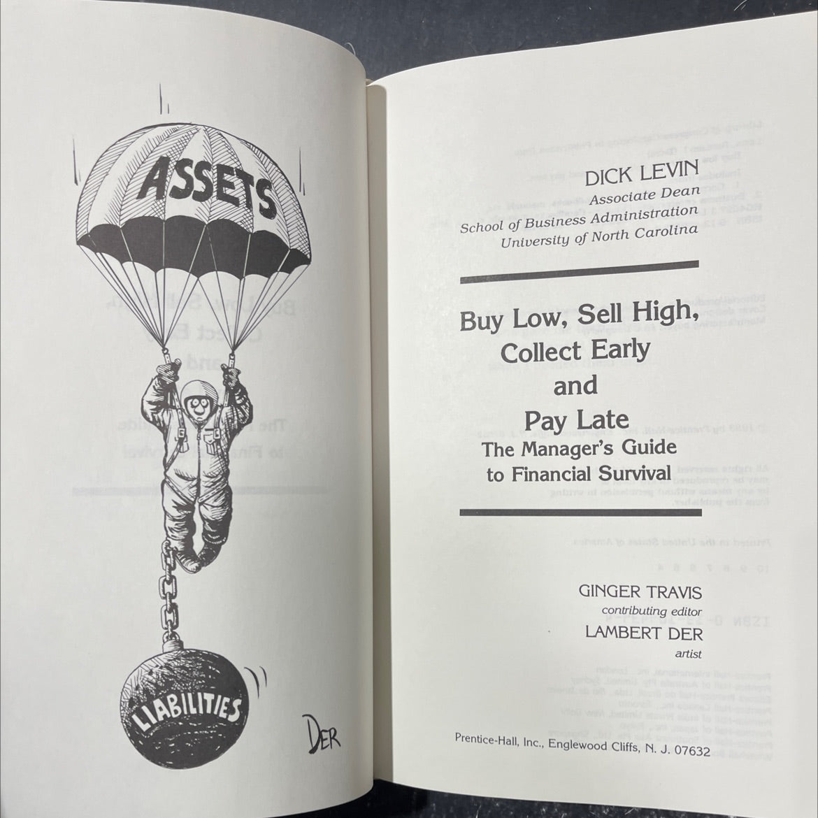 buy low, sell high, collect early and pay late book, by richard i. levin, 1983 Hardcover image 2
