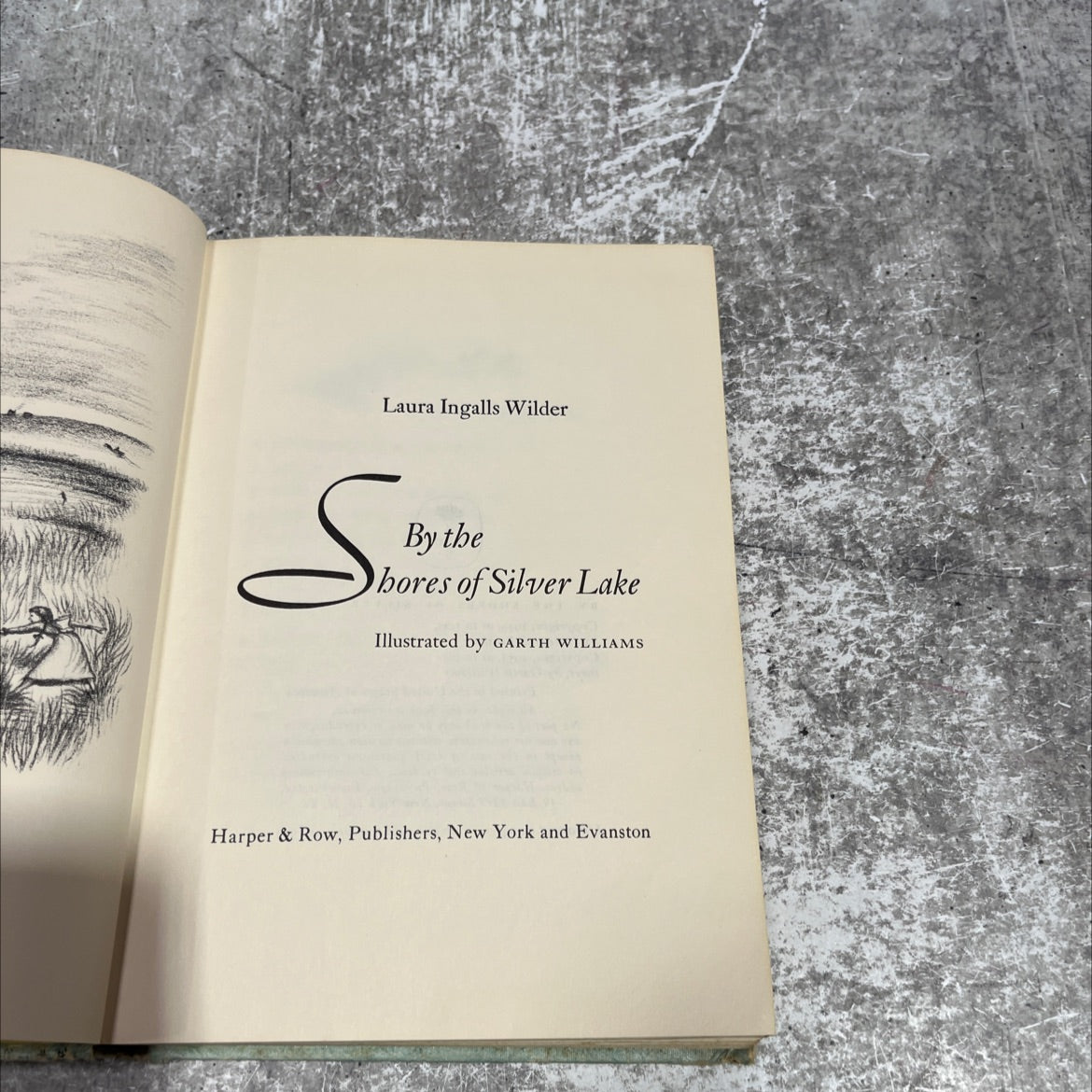 by the shores of silver lake book, by Laura Ingalls Wilder, 1953 Hardcover image 2